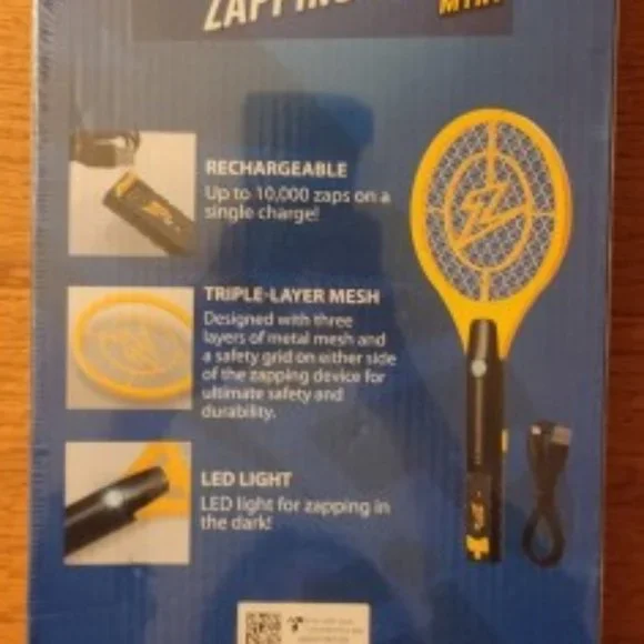 Electronic Bug Zapping Racket - 2 pack - Picture 4 of 4